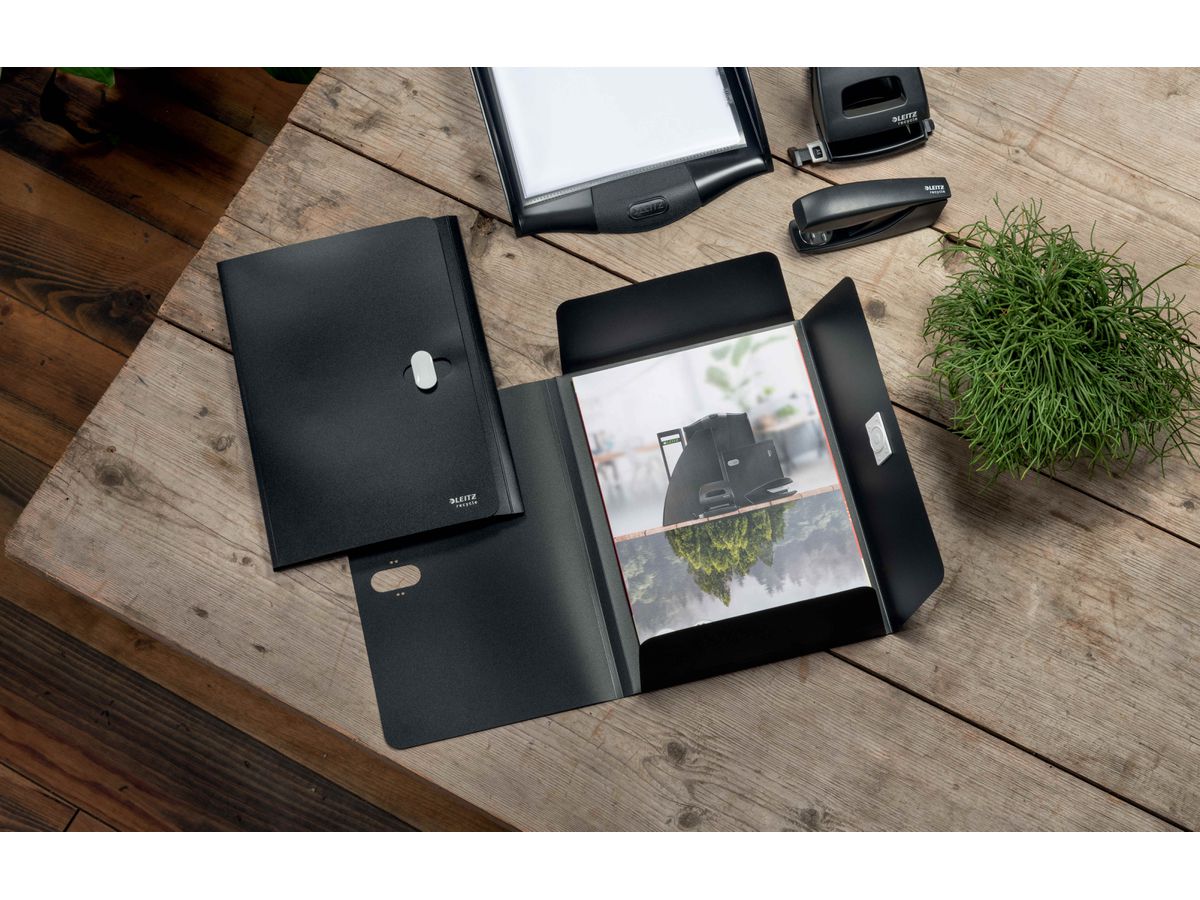 LEITZ Dossier archivio Recycle A4 4622-00-95 nero, PP (4002432127481)