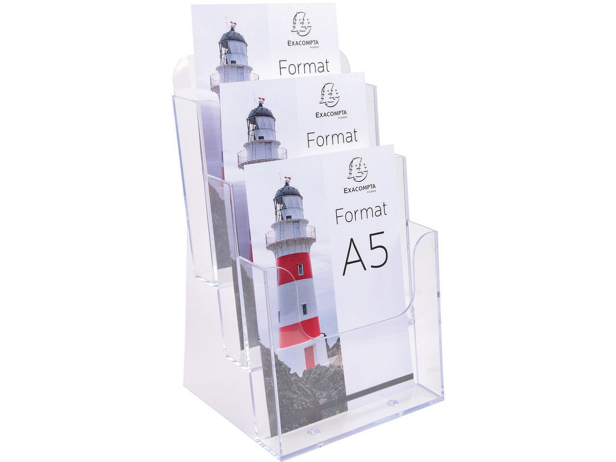 EXACOMPTA Porta prospetti A5 75158D trasparente 154x181x280mm (9002493109124)