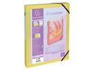 EXACOMPTA Dossiers collec. Aquarel A4 59279E ass., elastico Creacover 40mm (3130630592792)