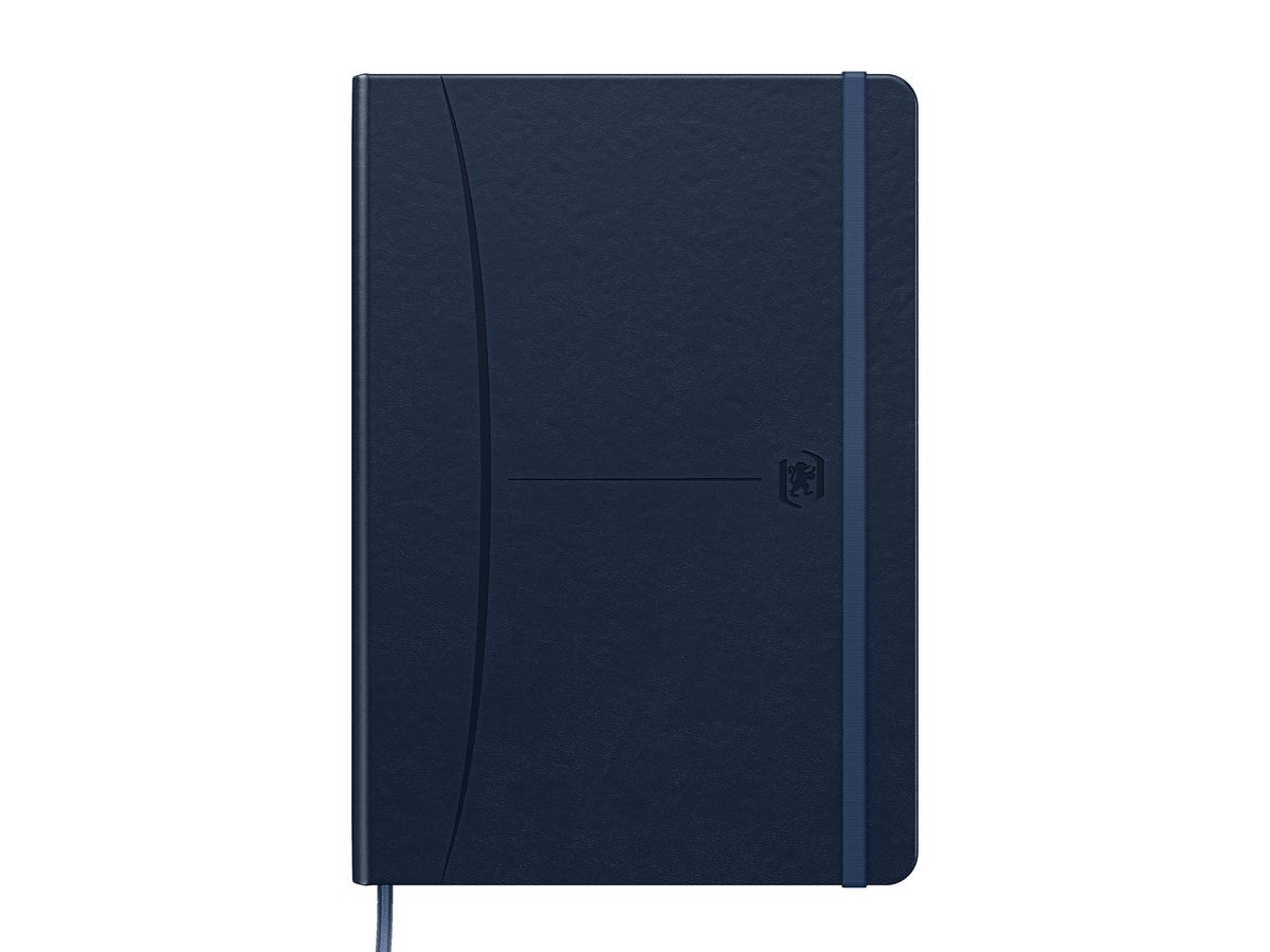 OXFORD Signature Notizbuch 400154945 A5, liniert 80 Blatt, blau (3020120180083)