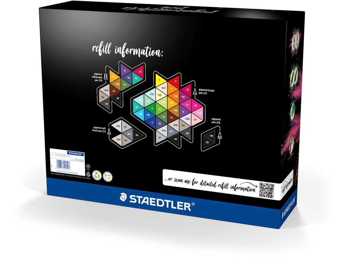 STAEDTLER Pigment Art Pens 37CA280 280 pezzi (4007817102503)