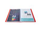 EXACOMPTA Cartella ad anelli A4 8565E rosso 60 sacchi (3130630085652)
