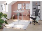 APOLLO Table de bureau ONE 160x80cm VXMST16/W/S blanc/argent électrique (4032062151952)
