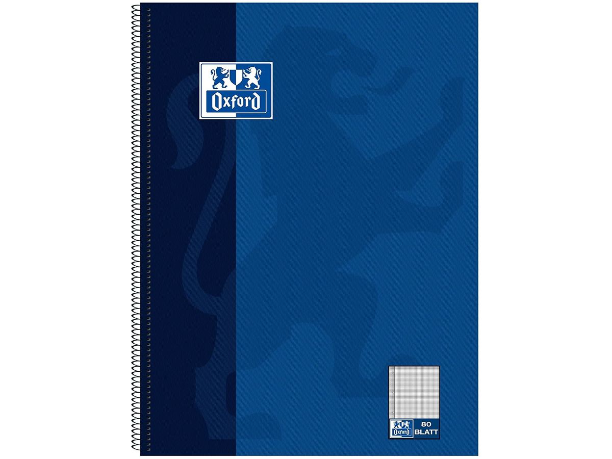 OXFORD Collegeblock A4+ 100050358 kariert, 90g 80 Blatt (4006144582033)