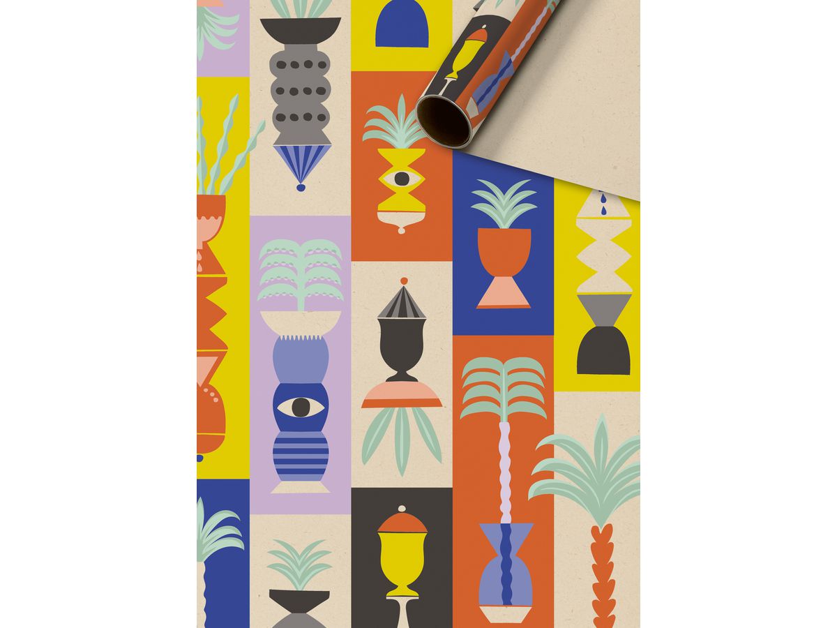 STEWO Geschenkpapier Shani 2528520940 blau 70x200cm (7630050883952)