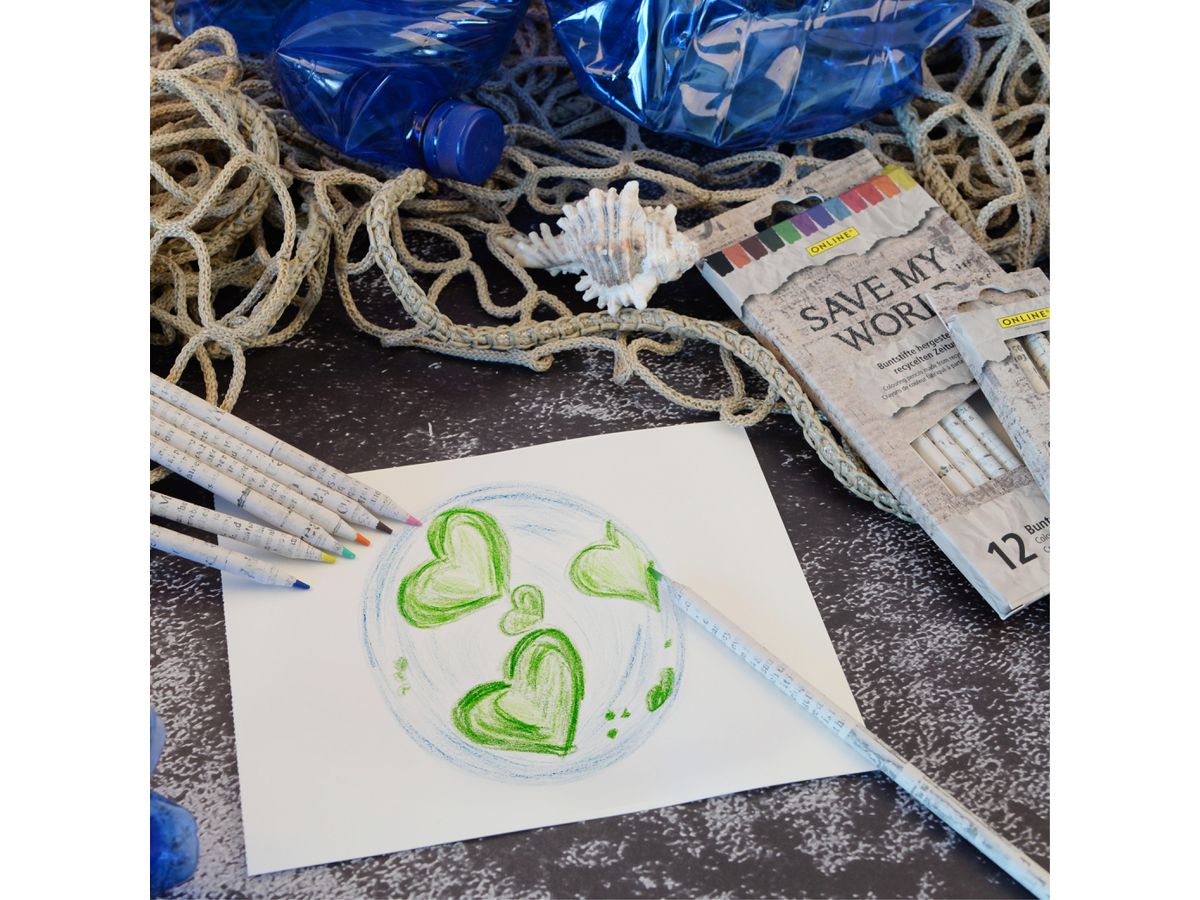 ONLINE Matita Save my World HB 7919 6 pcs. (4014421079190)