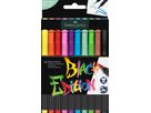 FABER-CASTELL Fasermaler Black Edition 116451 Pastell 10 Stück (4005401164517)