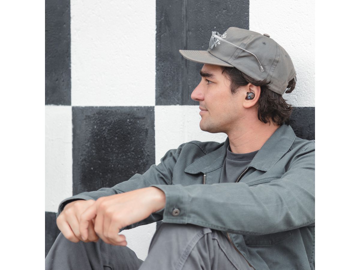 JLAB Go Pop+ Earbuds IEUEBGAIRPOPRCLR124 True Wireless, Clear (0810119070517)