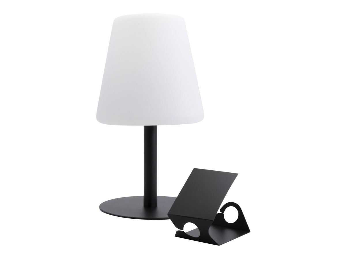 SECURIT Lampe de table MICHELLE LP-BL-TA noir, batterie, dimmable (8719075289709)