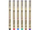 SAKURA Pigma Micron 05 Set 0.45mm POXSDK056A Couleurs de base 6 pièces (8712079421755)