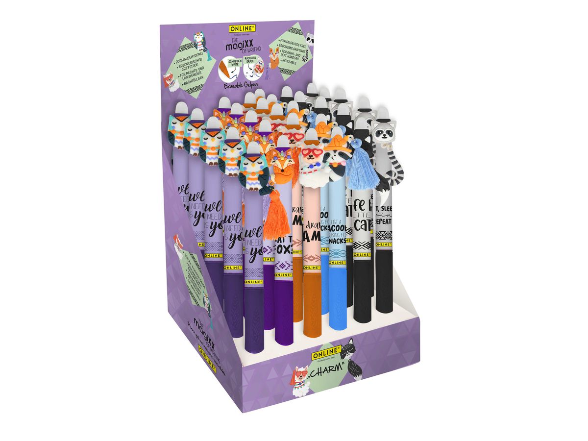ONLINE Stylo gel magiXX Charm 35462/30 Display, assorti 30 pièces (4014421354624)