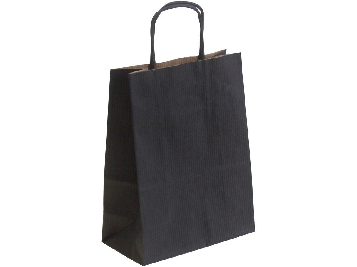 NEUTRAL Sacchetto Allegra nero SDF16-798 Kraft,110g, 16x8x21cm 25 pz. (8006715312867)