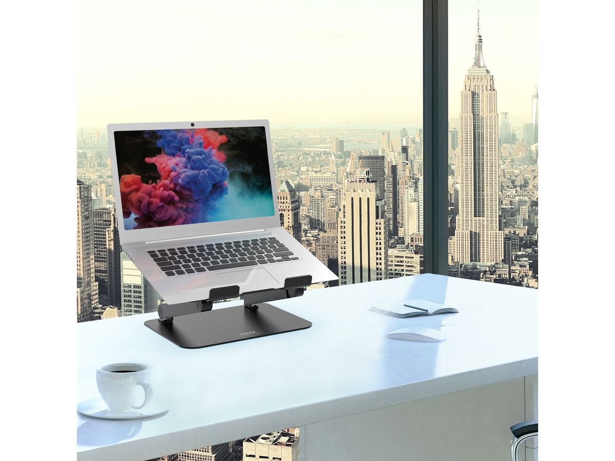 PORT Adjustable Notebook Stand 901108 for Notebooks up to 15.6 (3567049011086)