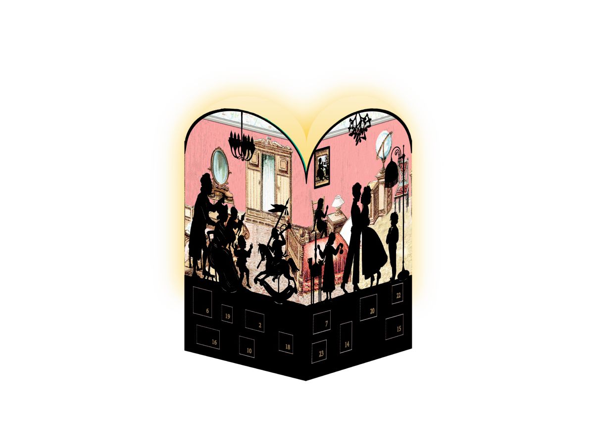 COPPENRATH Adventskalender 16.5x11.5cm 92998 Nostalgische Scherenschnitte (4050003929989)