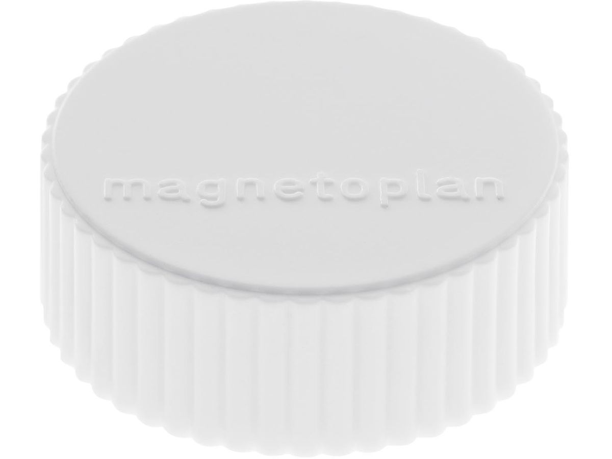 MAGNETOPLAN Calamita Magnum 16600400 bianco, Blister 4 pezzi (4013695020495)