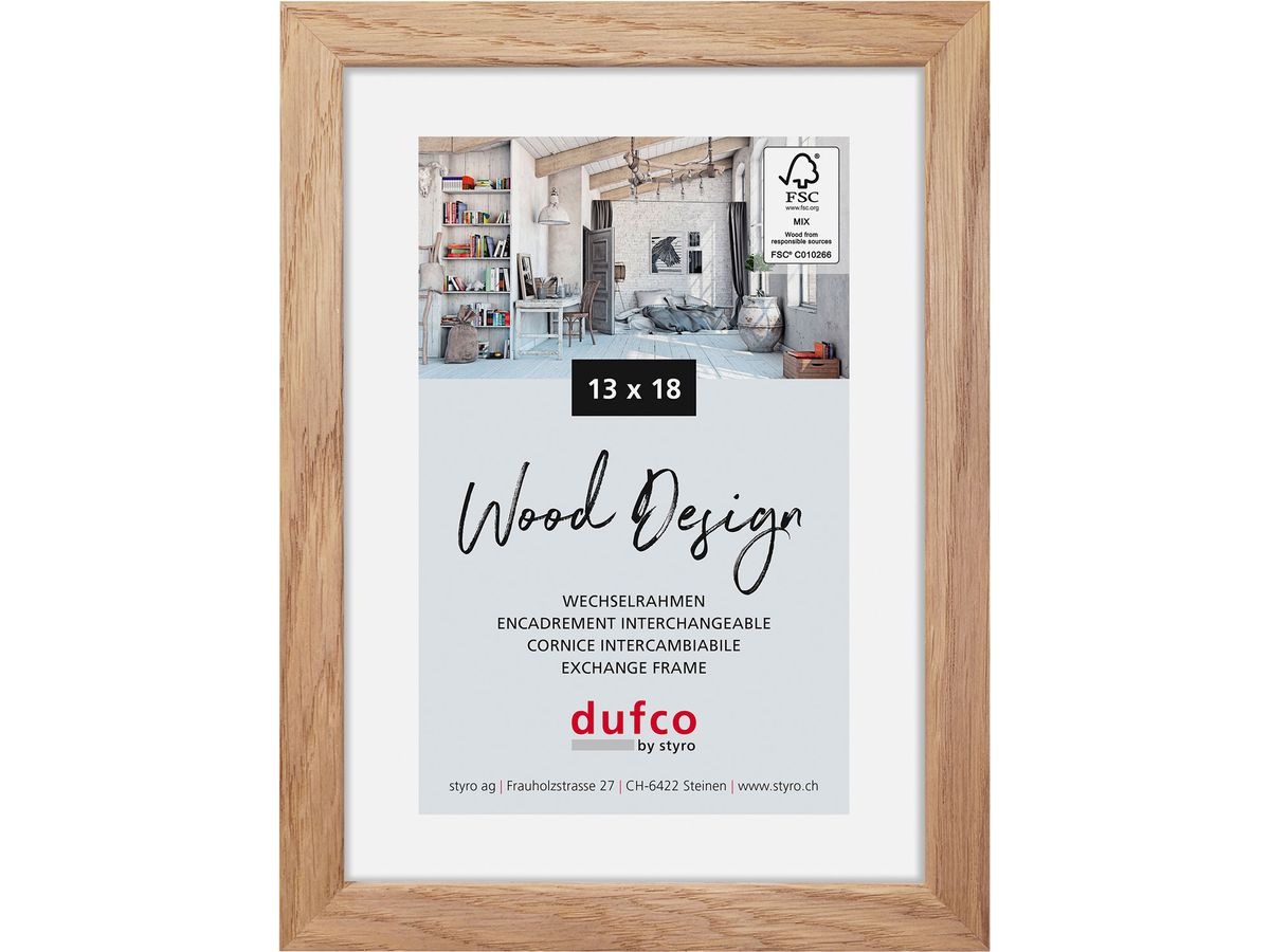 DUFCO Cadre photo Hay 13x18cm 1610.81111 chêne clair (7612176094740)