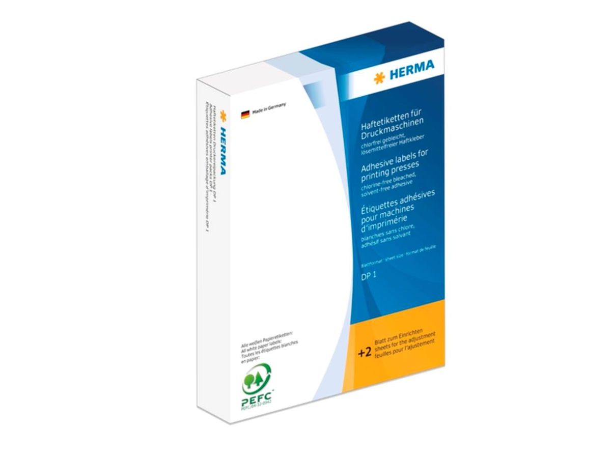 HERMA Etichette DP1 52×82mm 2970 bianco 1000 pezzi (4008705029704)