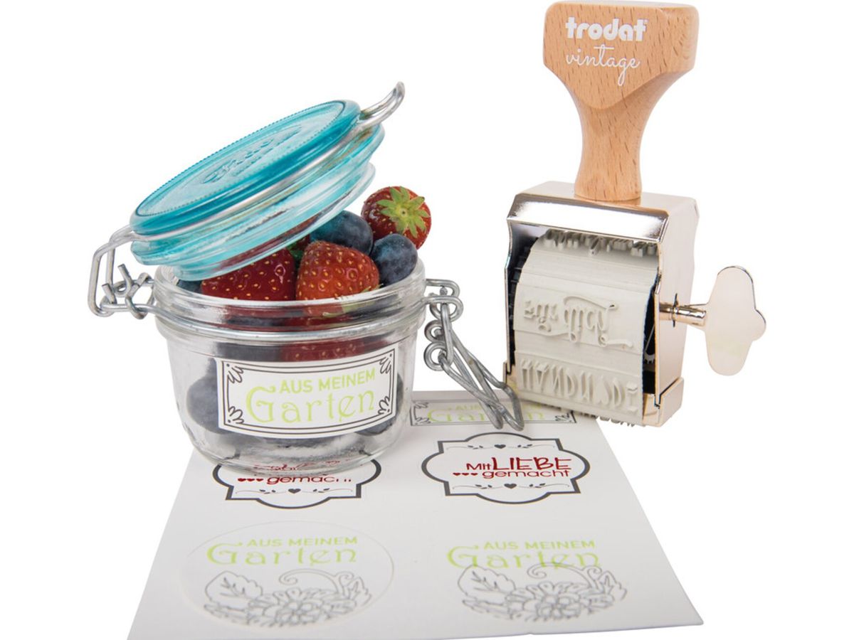 TRODAT Vintage Stempel 158076 Selbstgemachtes, 3-farbig (9010035580768)