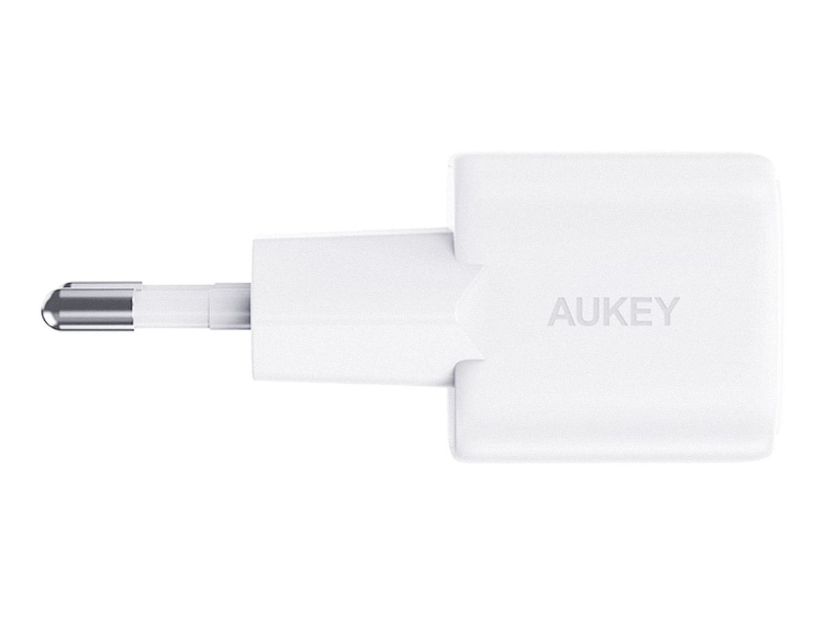 AUKEY Minima 30W GaN USB-C PA-B1L WH Wall Charger, White (0689323784868)