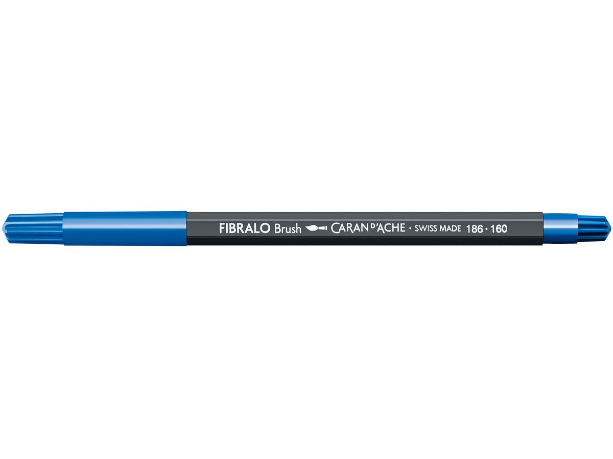 CARAN D'ACHE Classic Fibralo Brush 186.16 bleu de cobalt (7630002332354)
