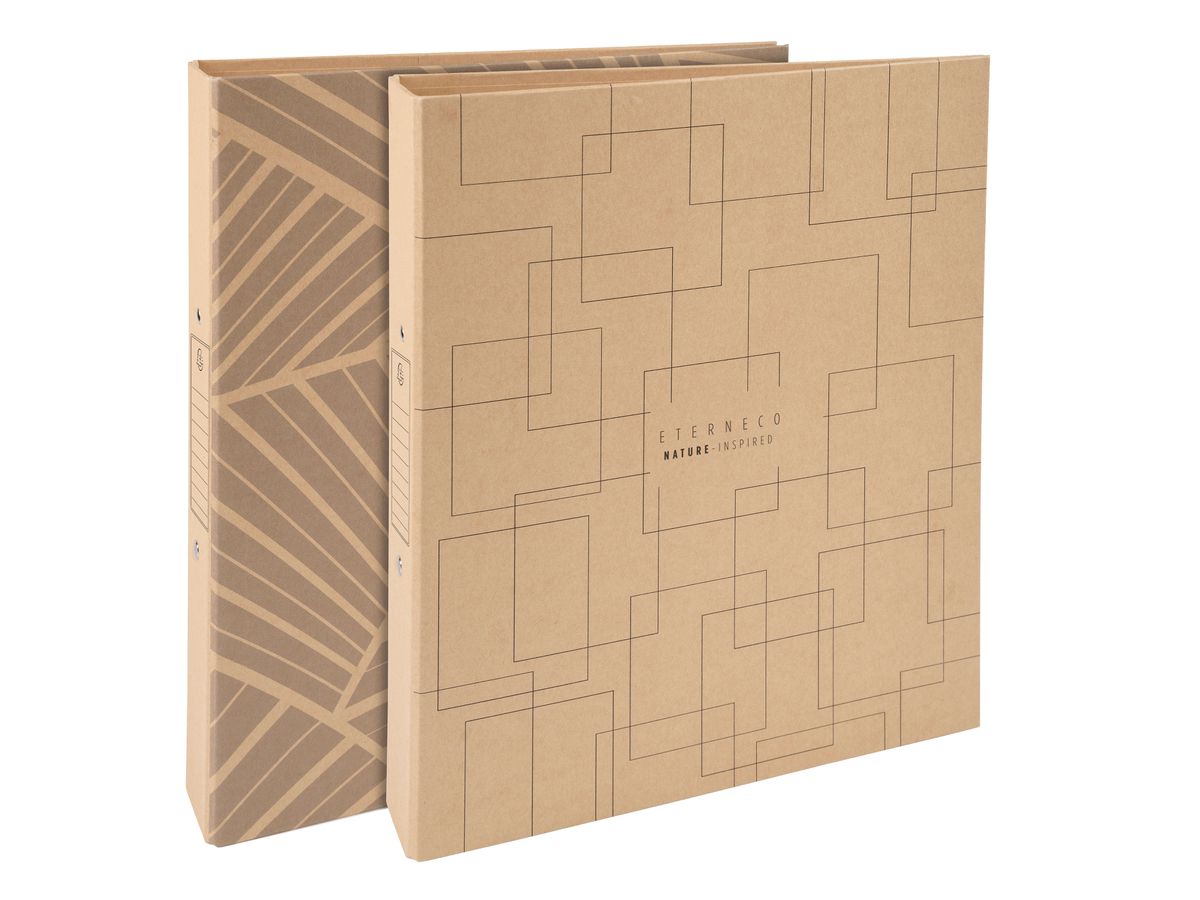 EXACOMPTA Classif. ad anelli Eterneco A4 54947E marrone, ass., 2-anelli 4.2cm (3130630549475)