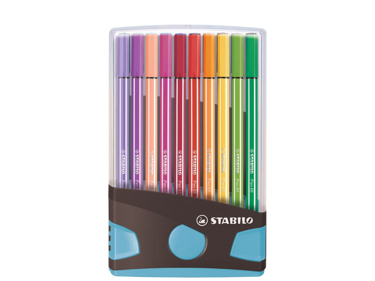 STABILO Fasermaler Pen 68 6820-04-04 20 Stück ass. ColorParade (4006381551250)