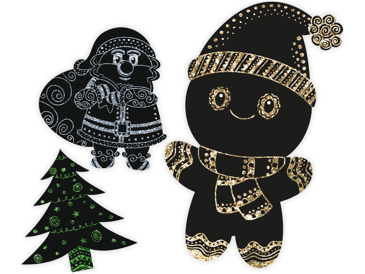 URSUS Magische Kratzel-Motive 24540004F Weihnachten (4008525240792)