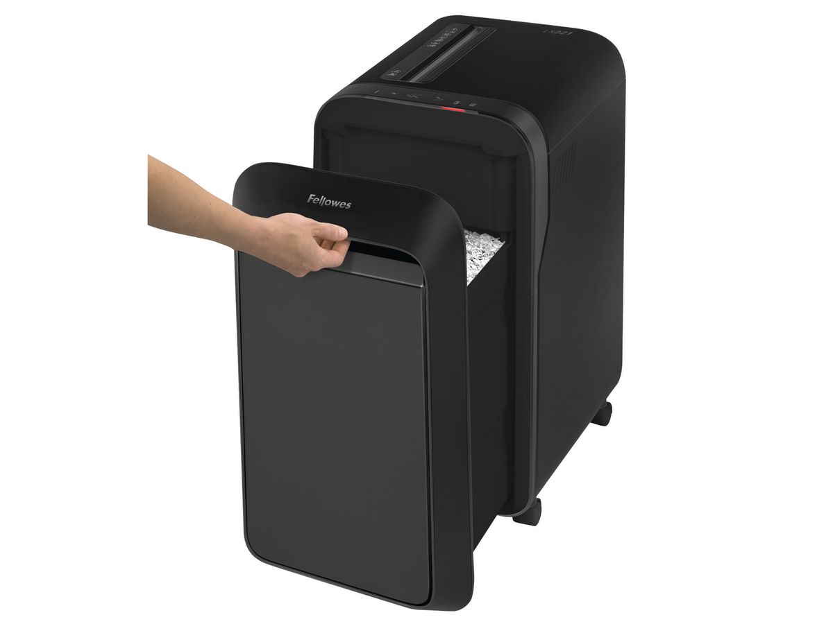 FELLOWES Destructeur docum. Powershred 5103401 LX221, noir, P-5, 30lt (0043859755646)