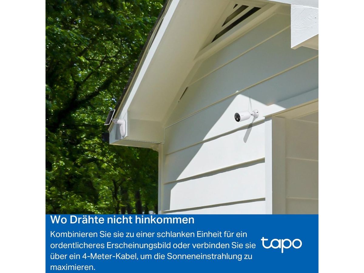TP-LINK Smart Wless Security Camera Tapo C425 KIT incl. Solar Panel (8885020625684)