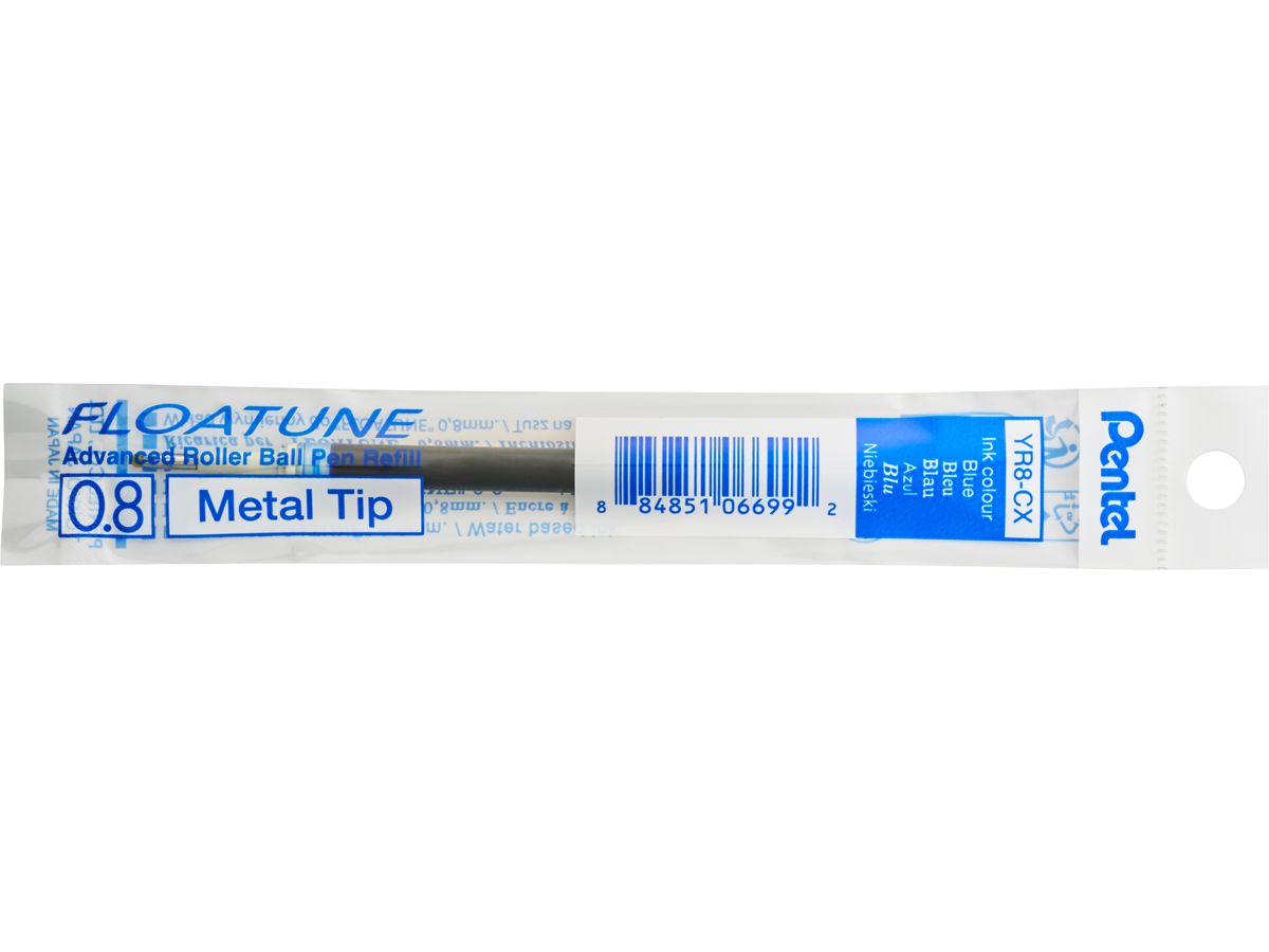 PENTEL Nachfüllmine FLOATUNE 0.4mm YR8-CX blau (0884851066992)