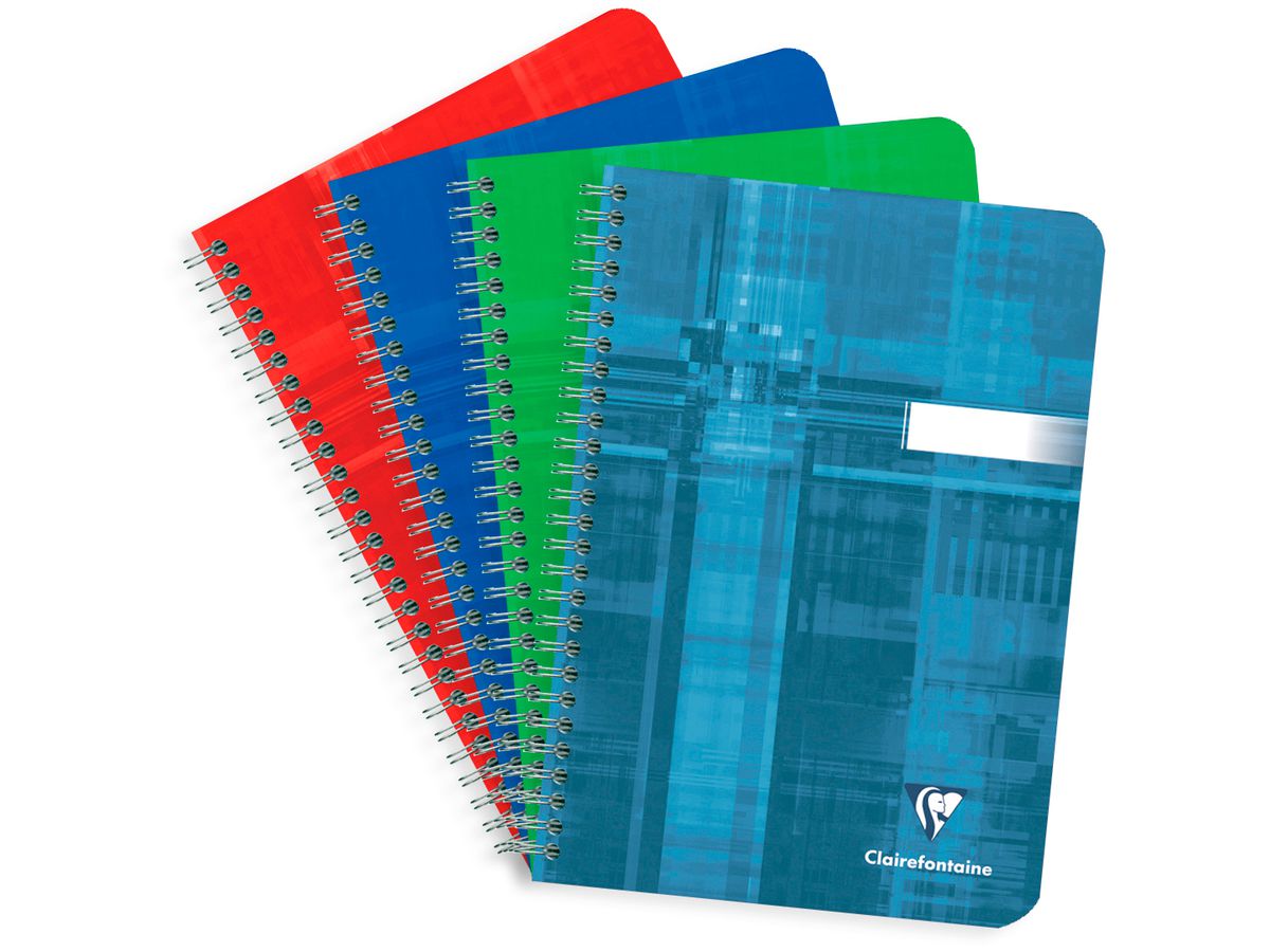 CLAIREFONTAINE Taccuino spirale ass. A5 8532 5mm 50 fogli (3329680853209)