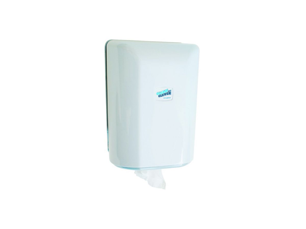 CLEAN AND CLEVER Dispenser panno di pulizia 42156 Midi, bianco (0000020909178)