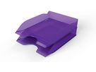 DURABLE Briefkorb Basic A4 1701674992 violett-transparent (4005546741970)