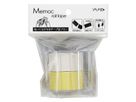 NT Memoc Roll Tape R-25CH-WY white/yellow 25mmx10m (4903076061271)