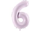 PARTYDECO Folienballon Ziffer 6 72cm FB230G-6-014 lila (5904555052581)