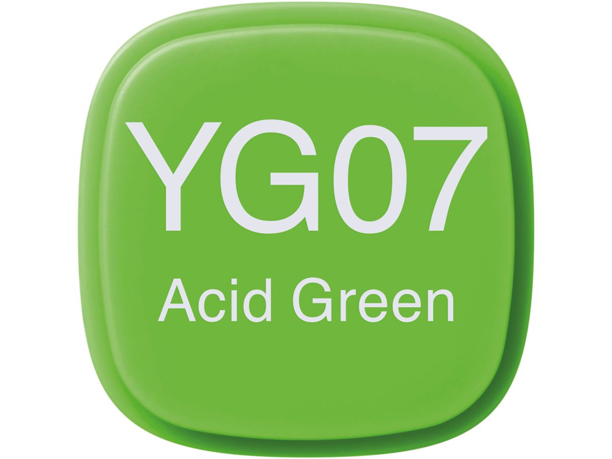 COPIC Marker Classic 20075197 YG07 - Acid Green (4511338001882)