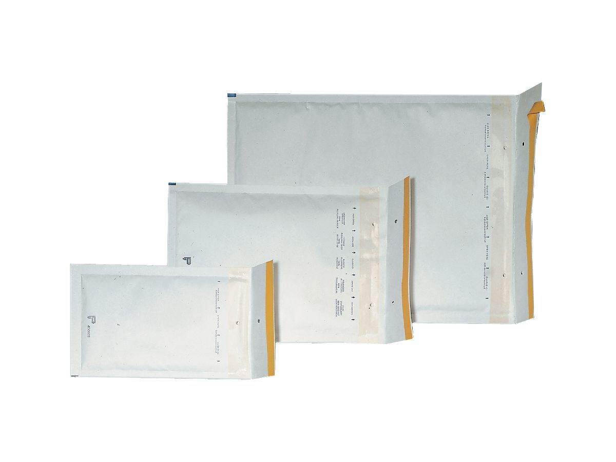 BÜROLINE Busta imbottita Gr.7 450127 bianco 250x350mm 100 pezzi (7612532021243)