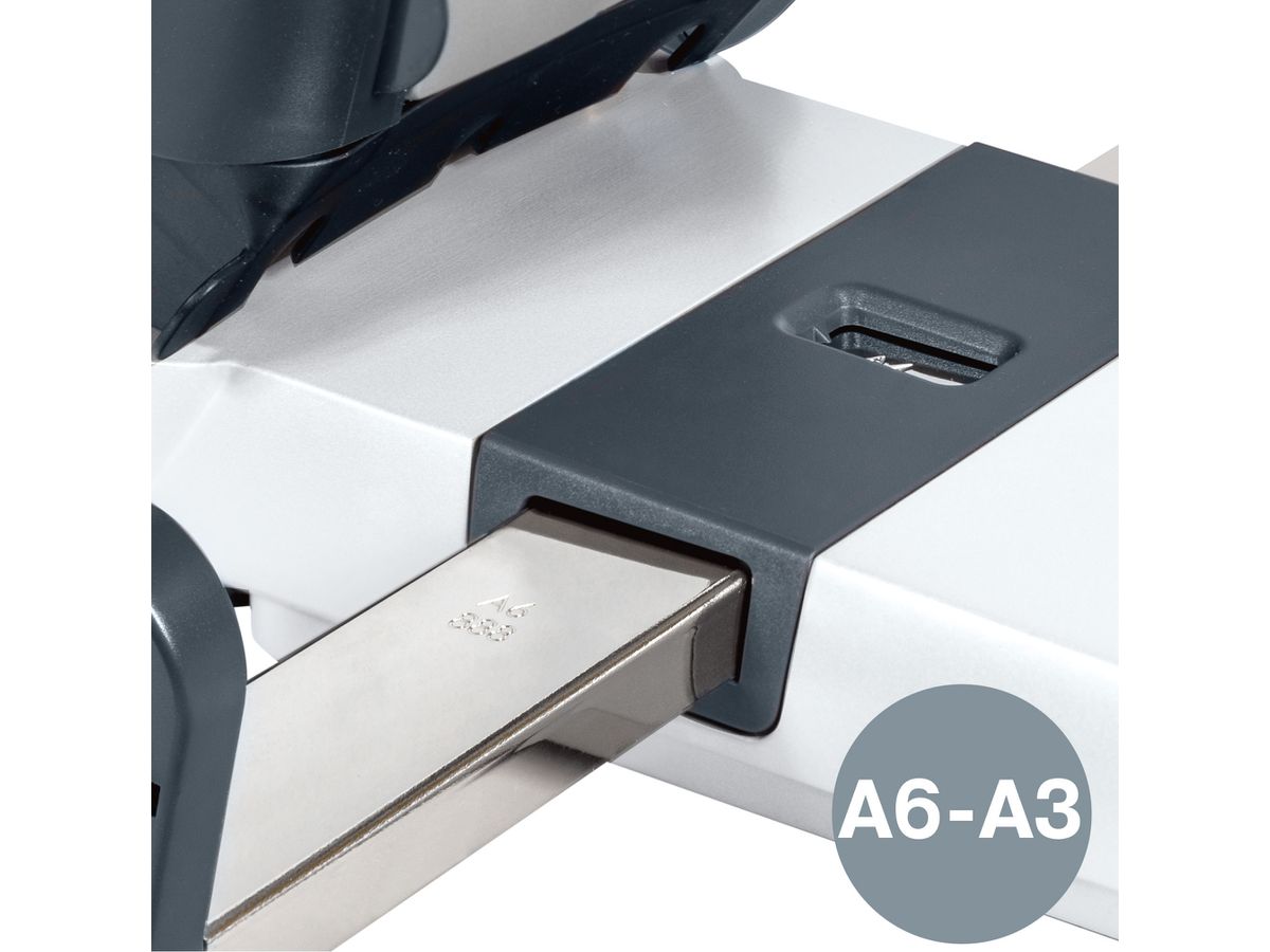 LEITZ Perforateur Super 25mm 51820084 gris clair 250 feuilles (4002432364053)