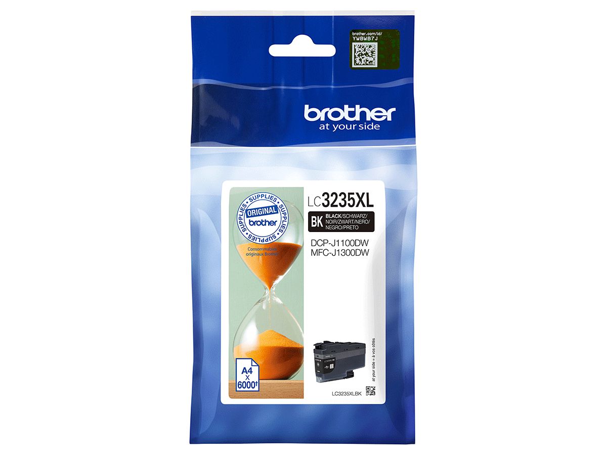 BROTHER Cartouche d'encre HY schwarz LC-3235XLBK DCP-J1100DW 6000 pages (4977766787185)