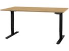 CONTINI Table de bureau 180x80cm 108176 chêne/noir, ET225E (9470108176005)