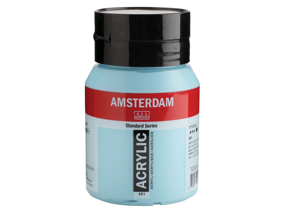 AMSTERDAM Acrylfarbe 500ml 17725512 himmelblau 551 (8712079281717)