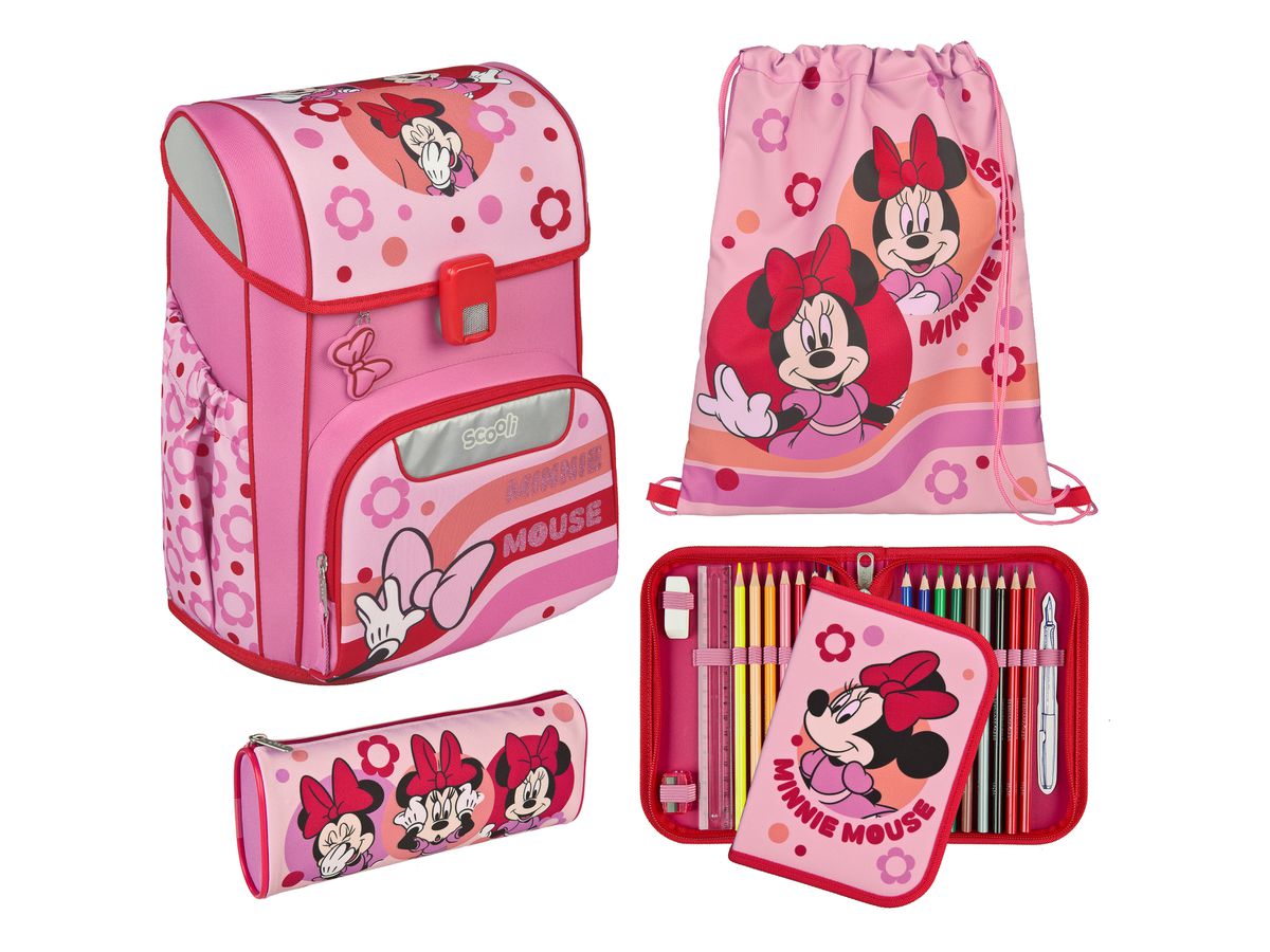 SCOOLI Schulthek-Set EasyStart MIUZ8256 Minnie Mouse 5-teilig (4043946326489)