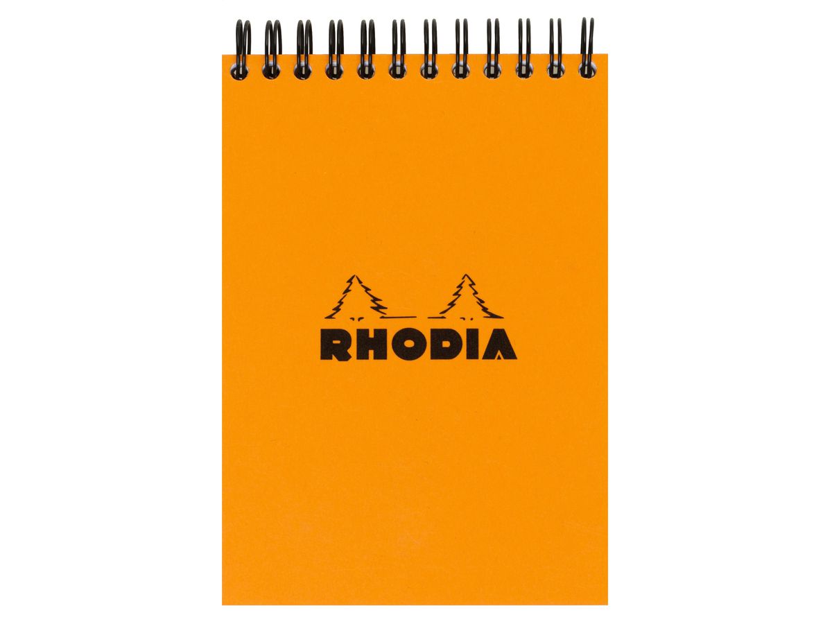 RHODIA Blocco spirale orange A7 11500C quadrettato 80 fogli (3037920115009)