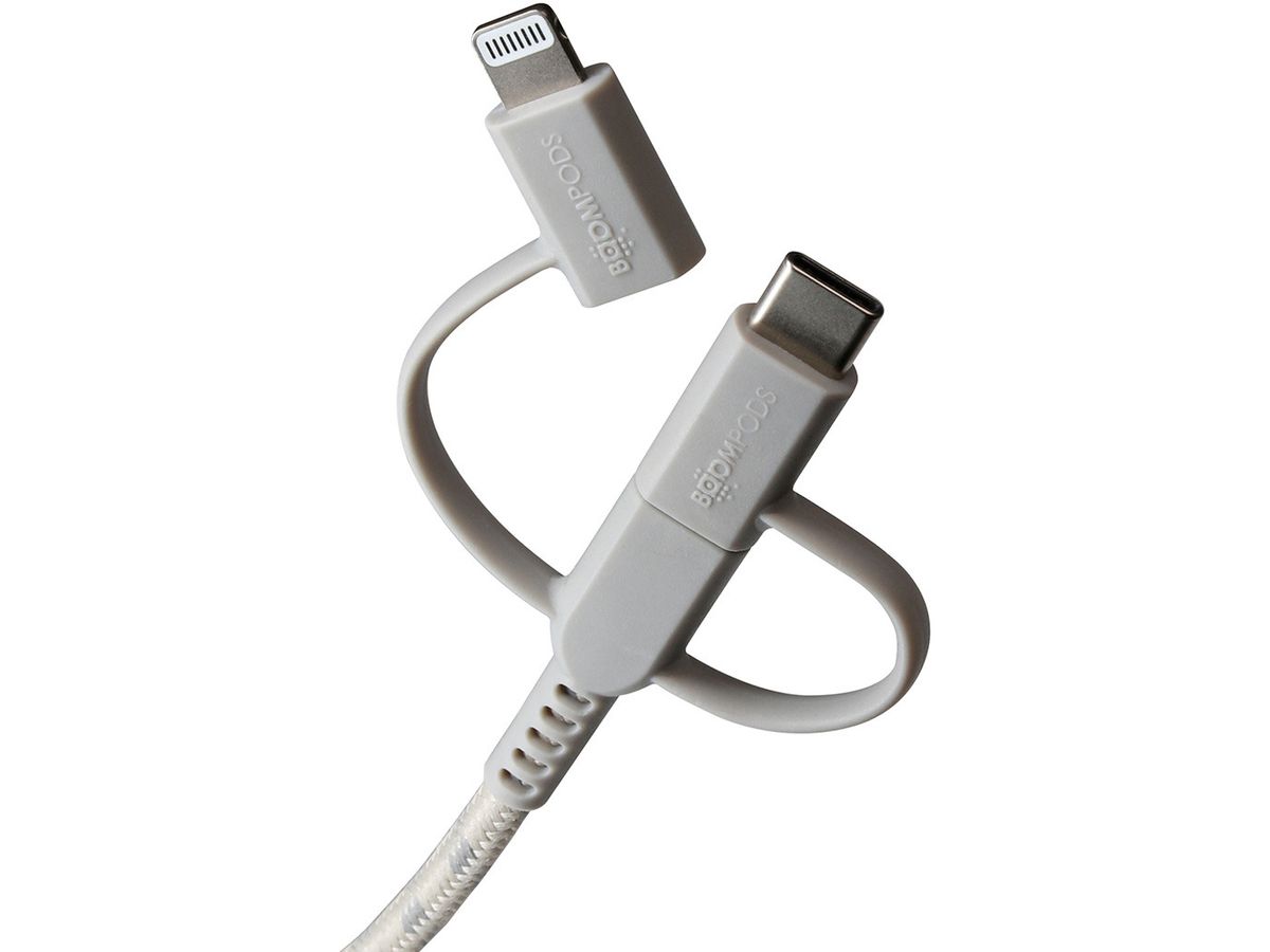 BOOMPODS Trio USB Cable TCTRTI 1.5m,titanium (5081304399088)