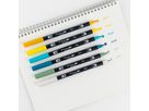 TOMBOW Dual Brush Pen ABT ABT-6PLEMON Lemon Squeezy 6 Stück (4003198106260)
