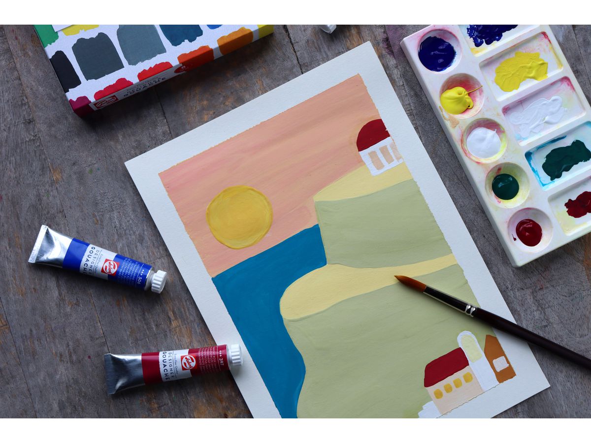 TALENS Gouache Designer 08820410 10 colori à 20ml (8712079527891)