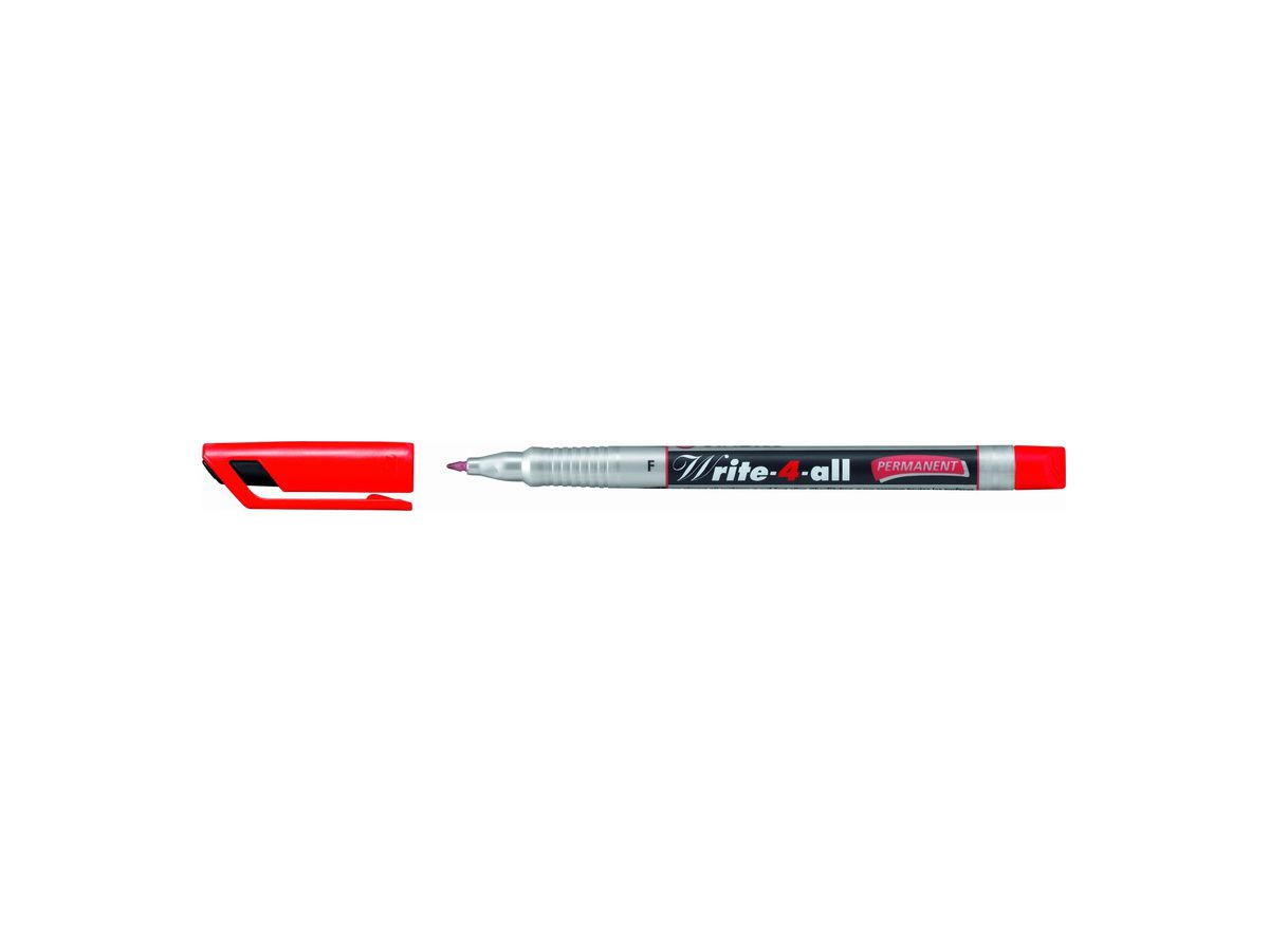STABILO Write-4-all permanent F 156/40 rosso (4006381136372)