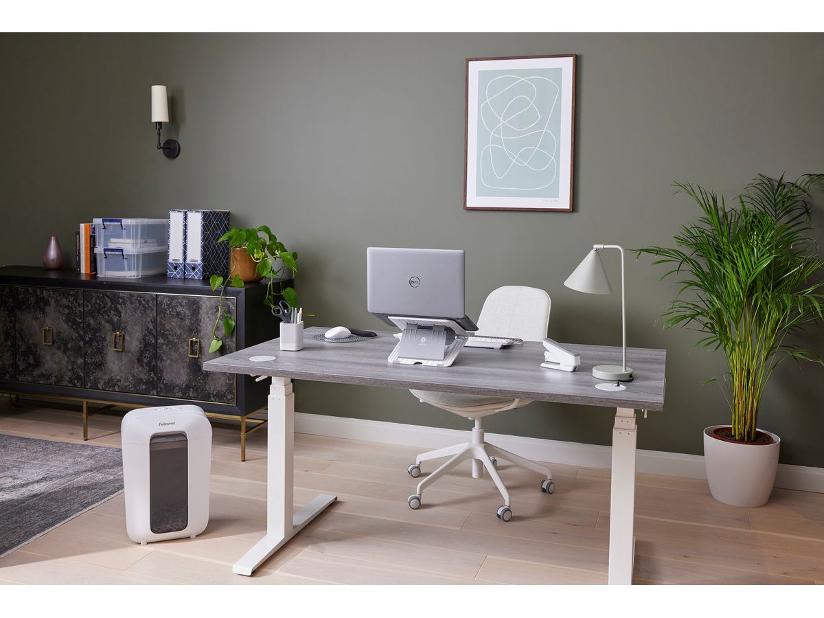 FELLOWES Aktenvernichter Powershred 100017468 LX70, P-4, 18Lt, weiss (0043859797158)