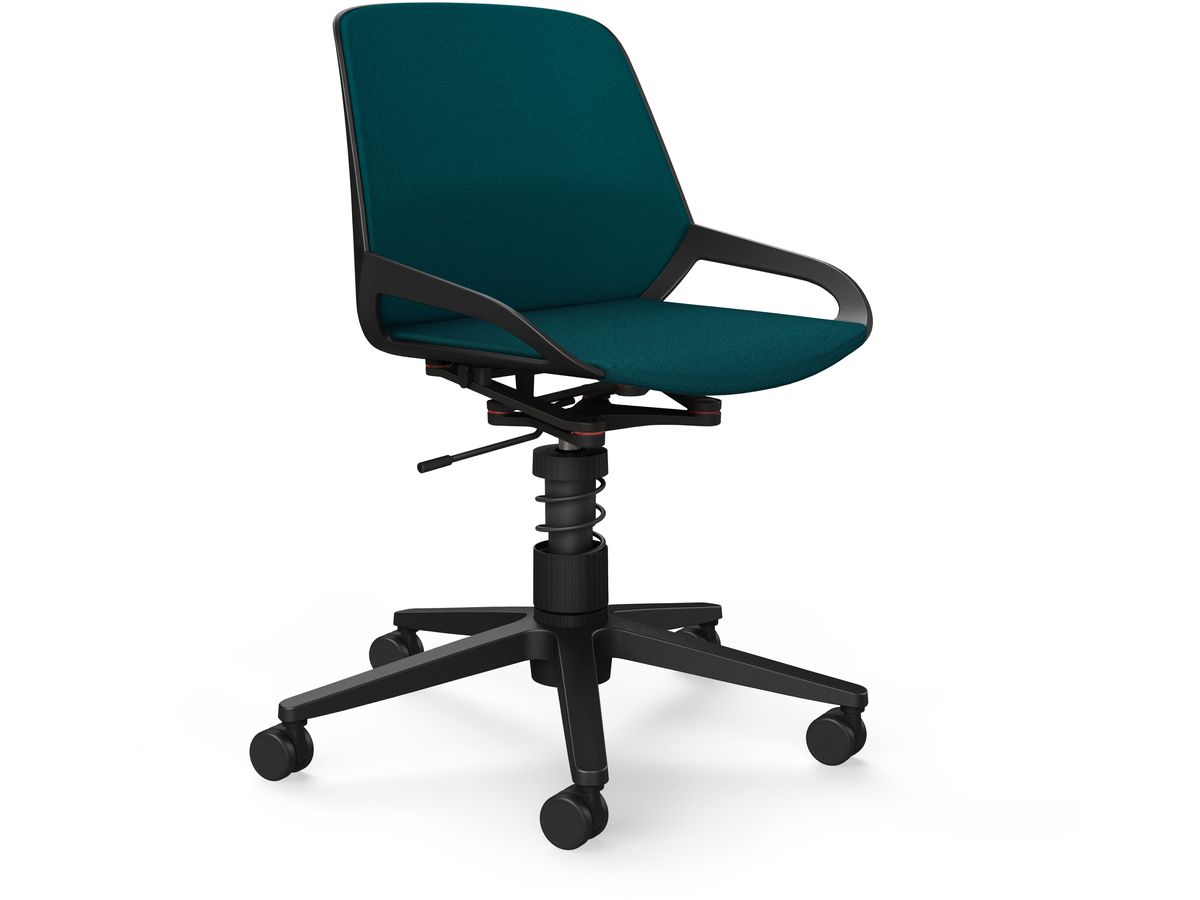 AERIS Chaise de bureau Numo Task 962WRSTBKCU2 pétrole/noir (4251814308066)