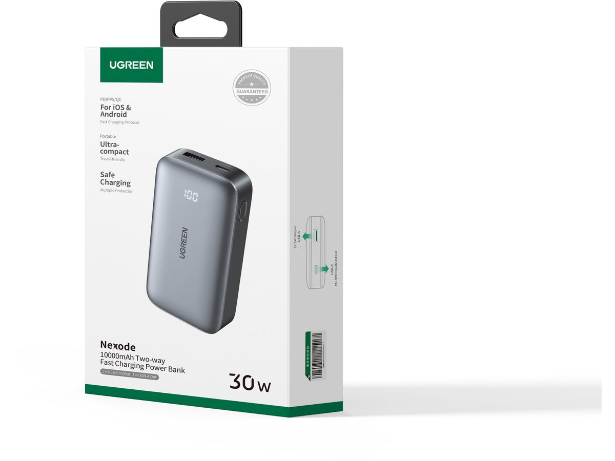 UGREEN Mini Powerbank 10'000mAh 25185 30W (6941876221851)